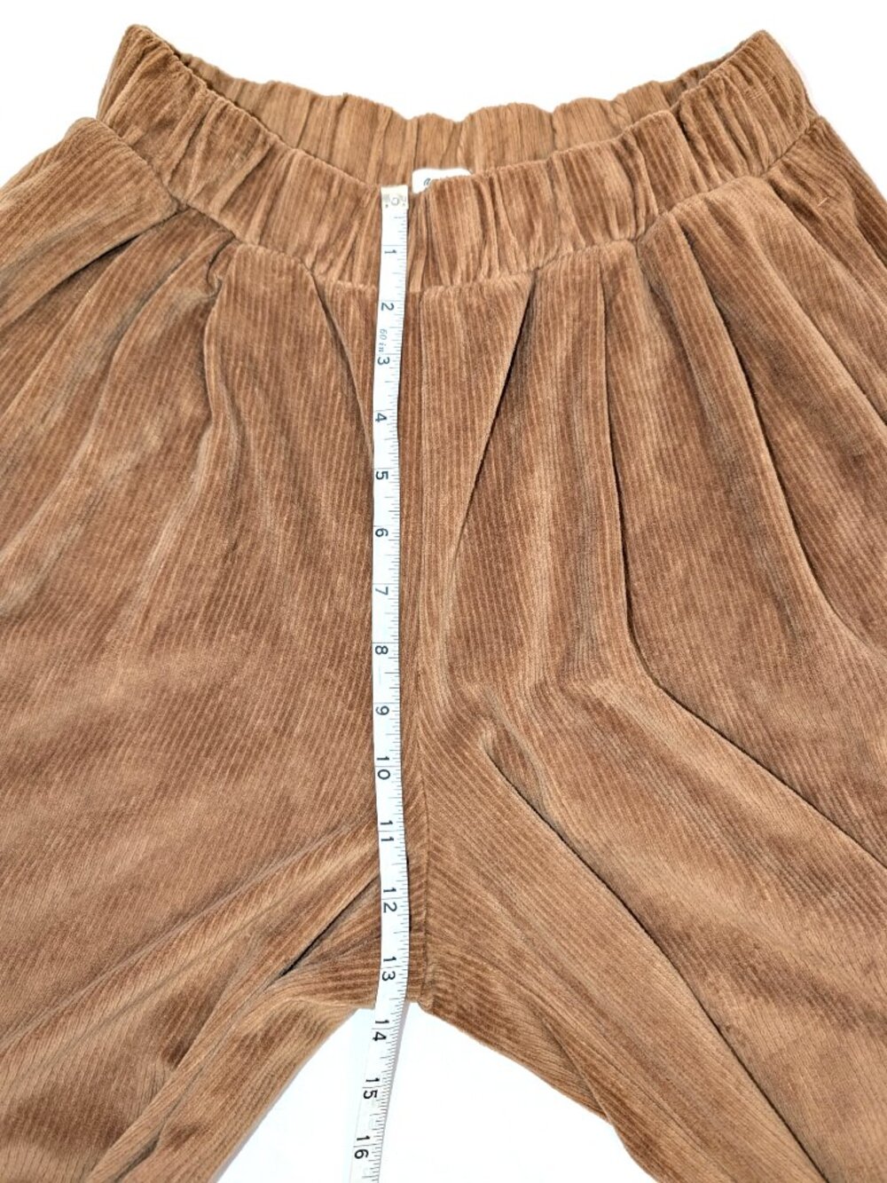 NWT Aerie | Corduroy Wide Leg Pull On Pants in Camel Tan | Size Medium - Picture 9 of 11